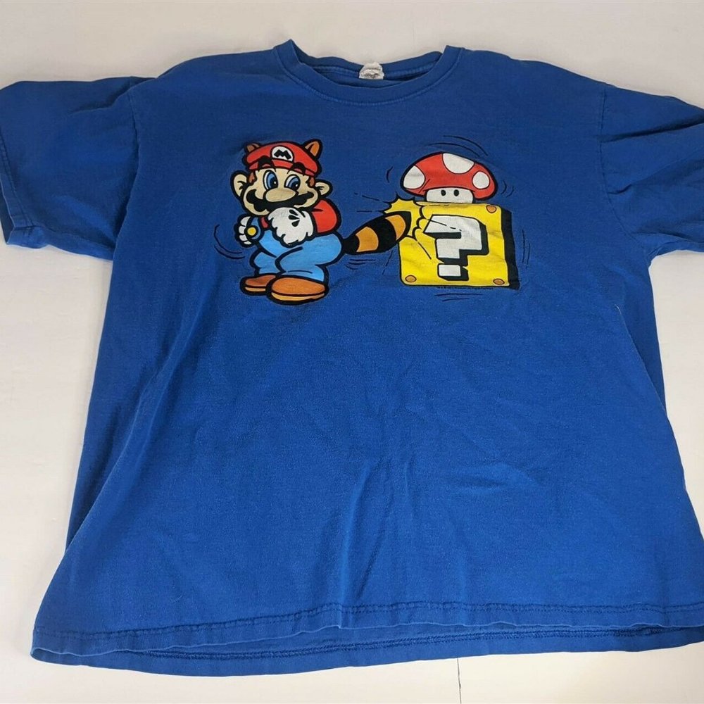 Rare 2004 Super Mario Bros Graphic  Shirt Nintendo